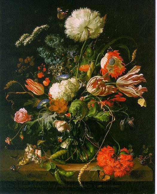 Jan Davidz de Heem Vase of Flowers 001 Spain oil painting art